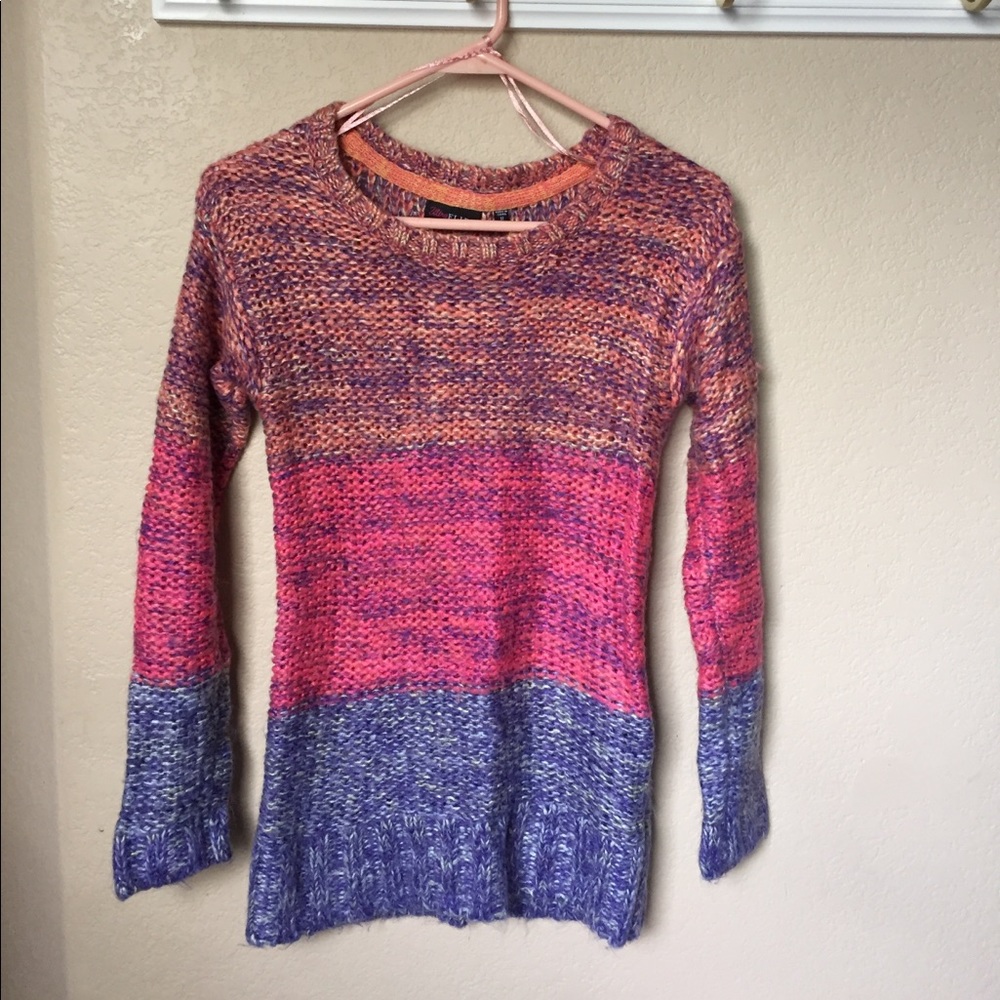 Space dye sweater